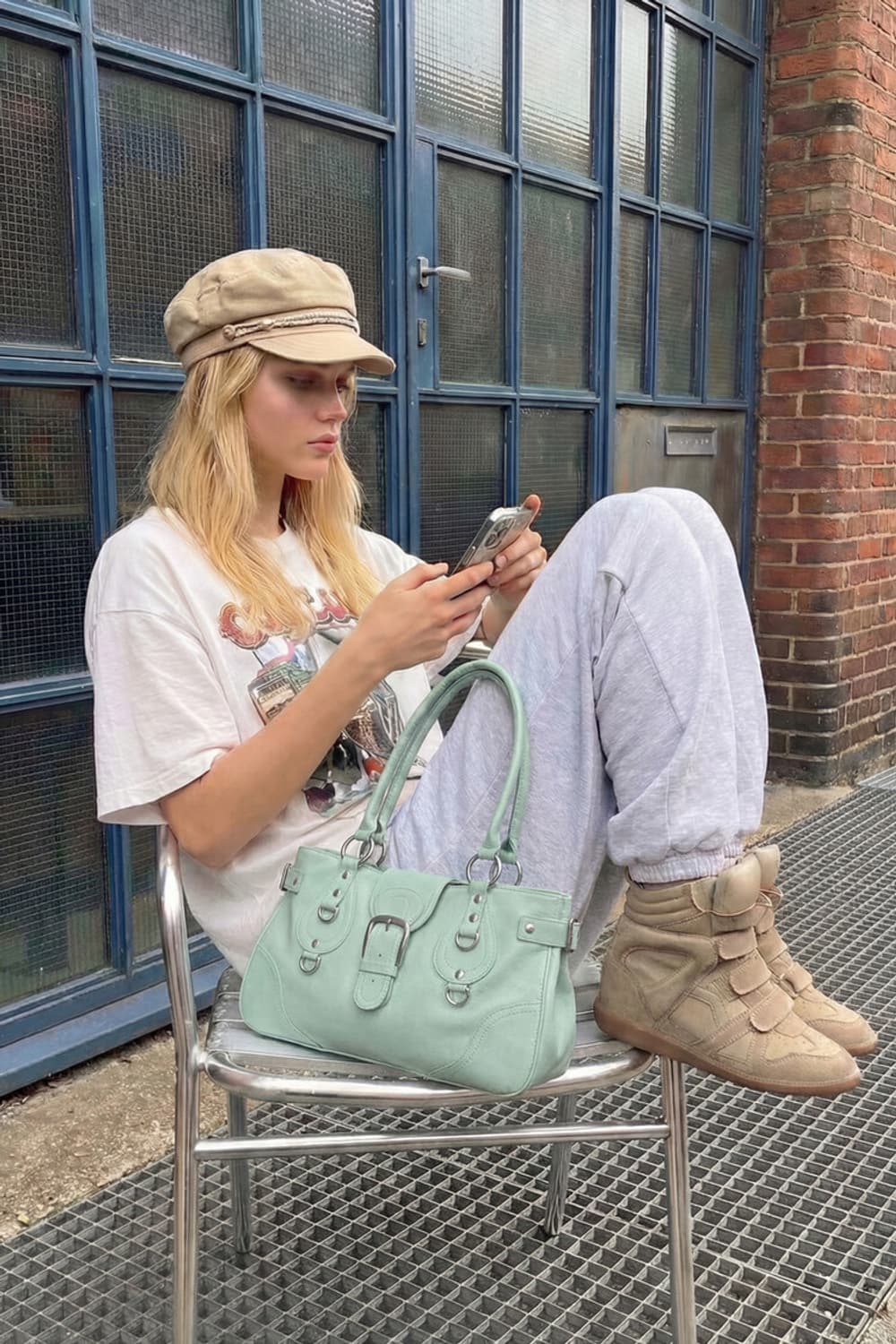 dimanche Editor Bag mint 상품이미지2