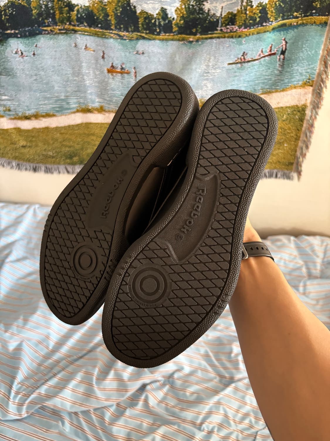 리복 클럽c 로퍼 블랙화이트 285 상품이미지2