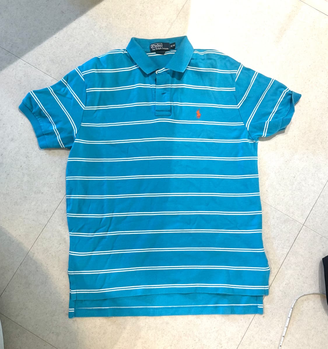 폴로 랄프로렌 카라티 스카이블루 스트라이프 상품이미지1
