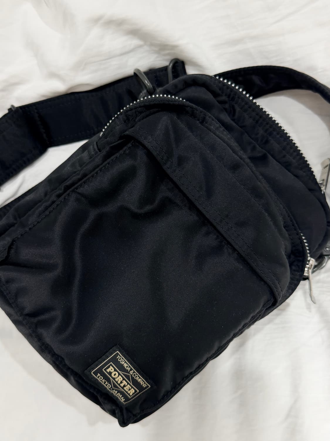 포터 올 뉴 탱커 버티컬 백 블랙 상품이미지3