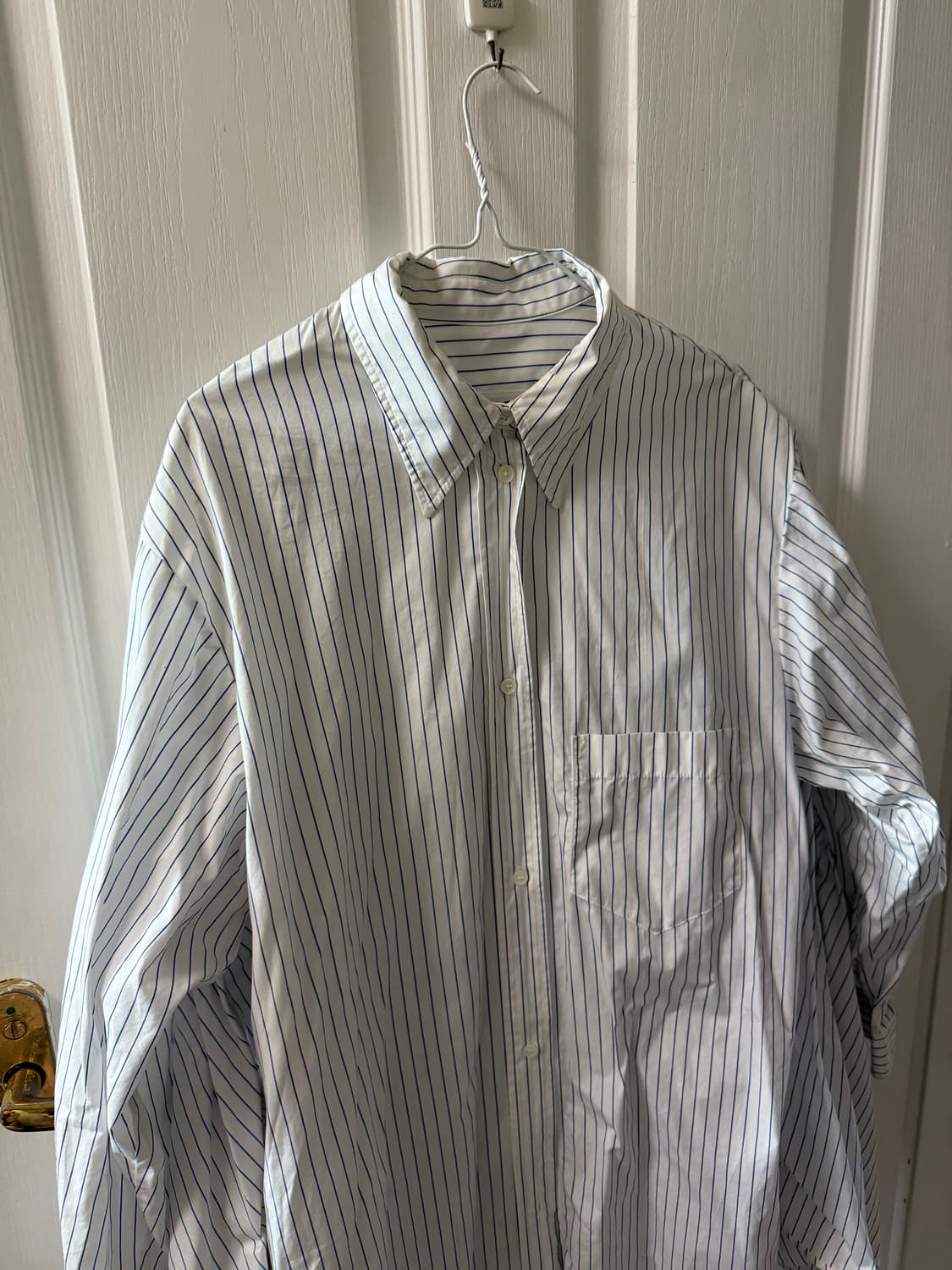 메종마르지엘라 mm6 스트라이프 프릴 셔츠 상품이미지2