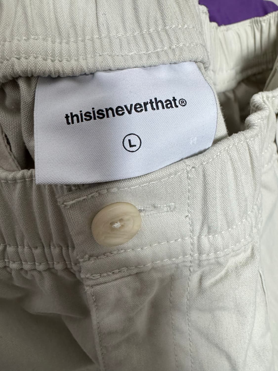 (25ss) 디스이즈네버댓 필드팬츠 스톤 L 상품이미지2