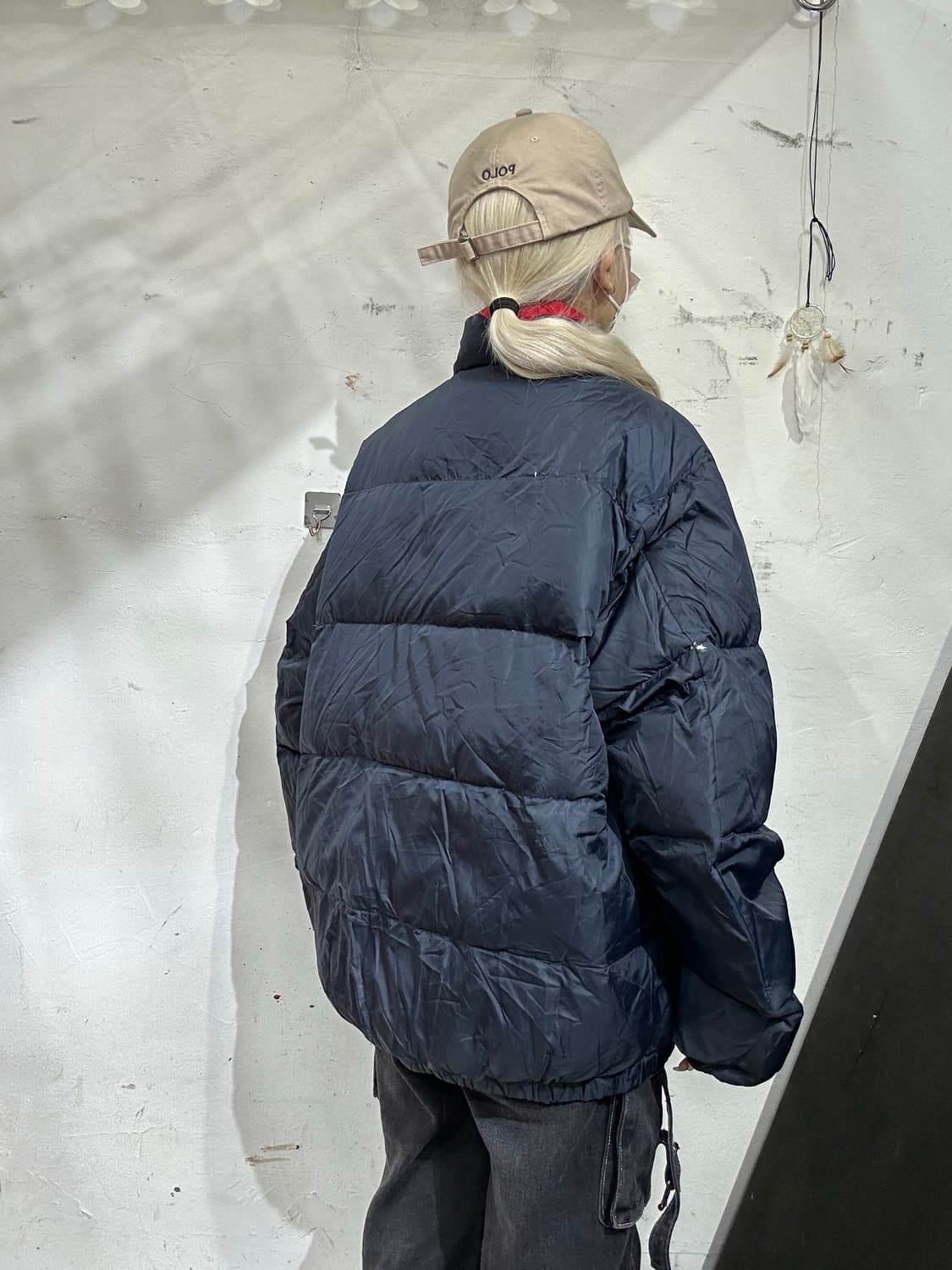 폴로 랄프 로렌 네이비 푸퍼 패딩 L 상품이미지3