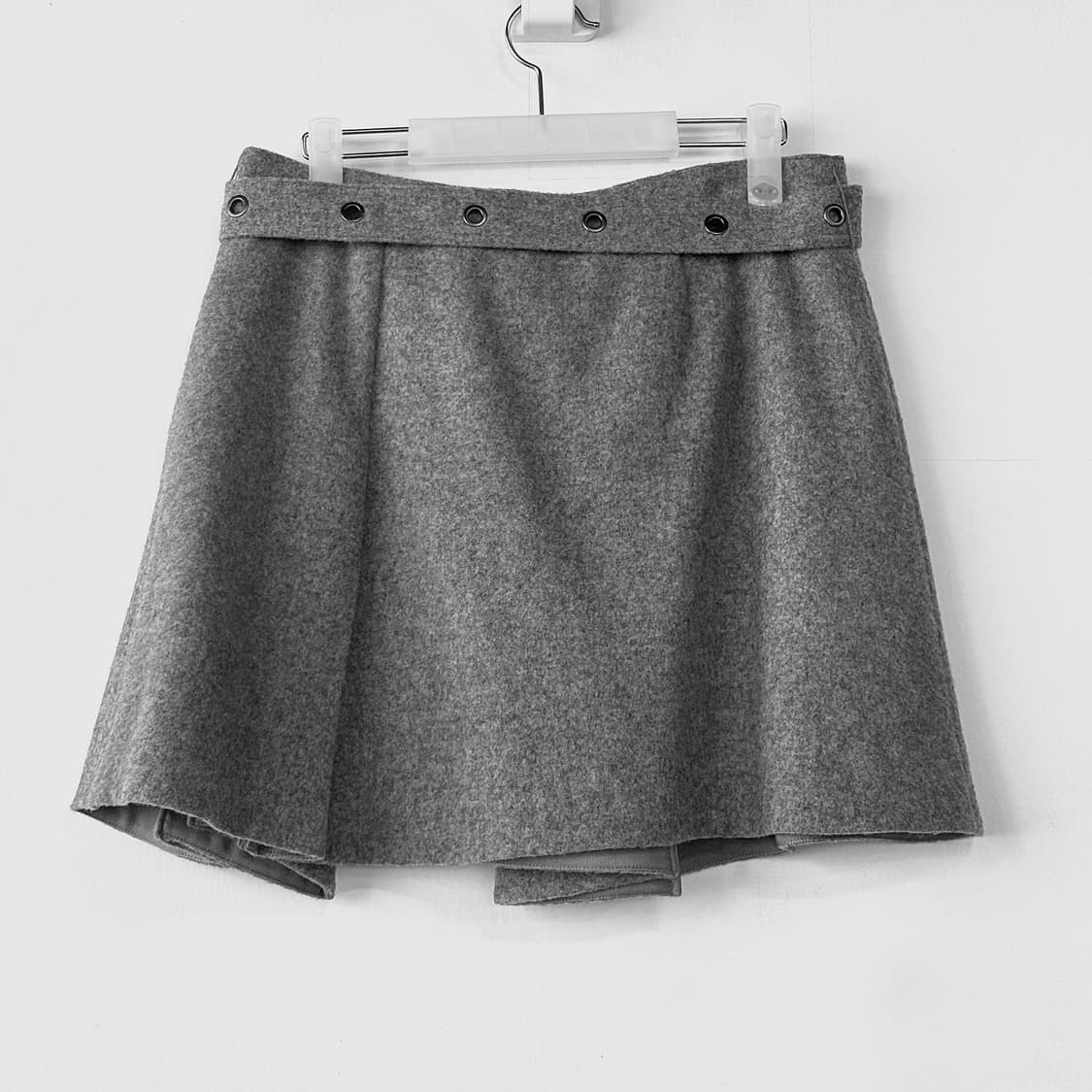 타임 23 울 캐시 플리츠 패널 스커트 상품이미지4