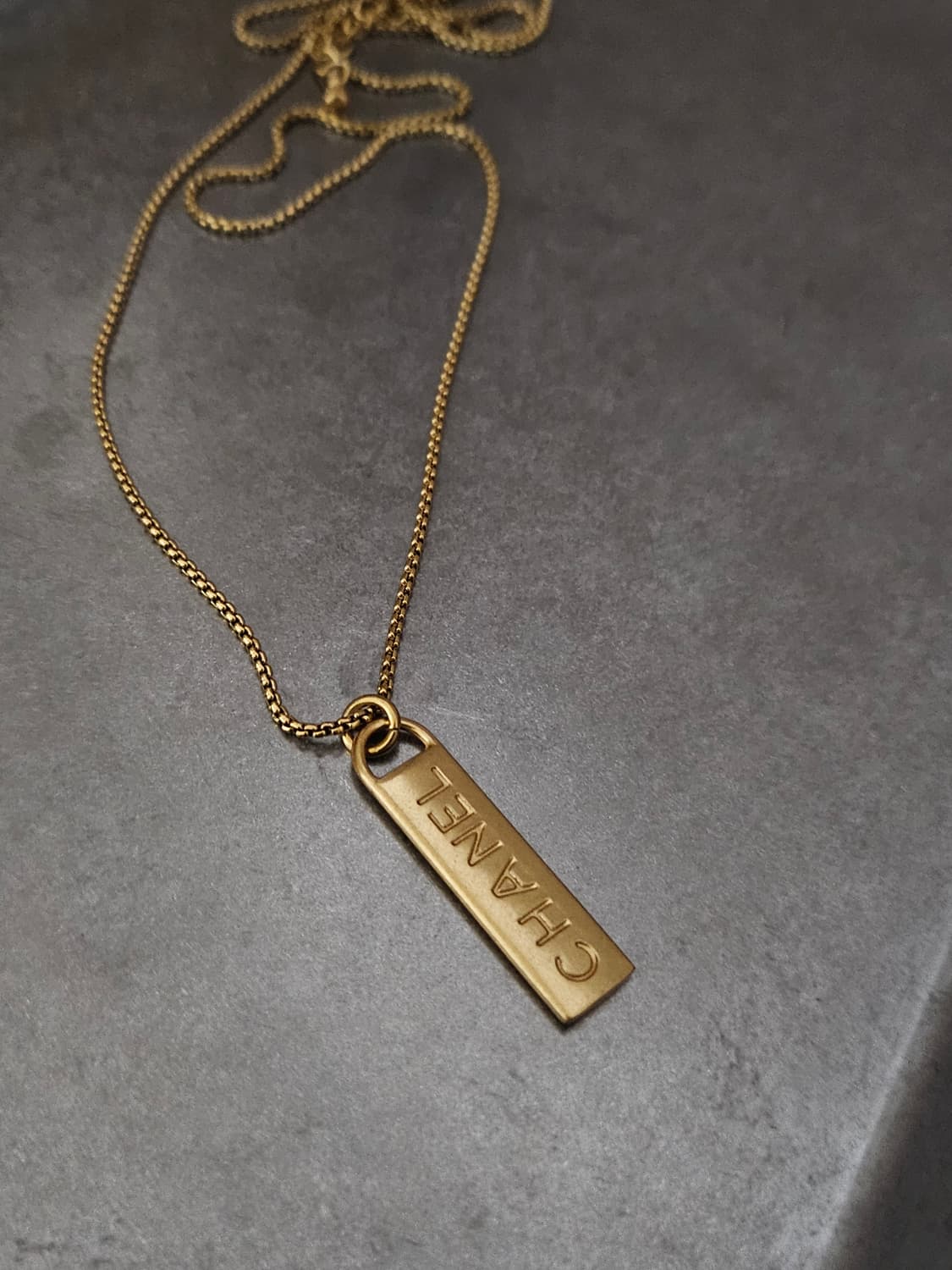 58 샤넬 빈티지 정품 목걸이 업사이클링 써지컬체인 롱목걸이 상품이미지4