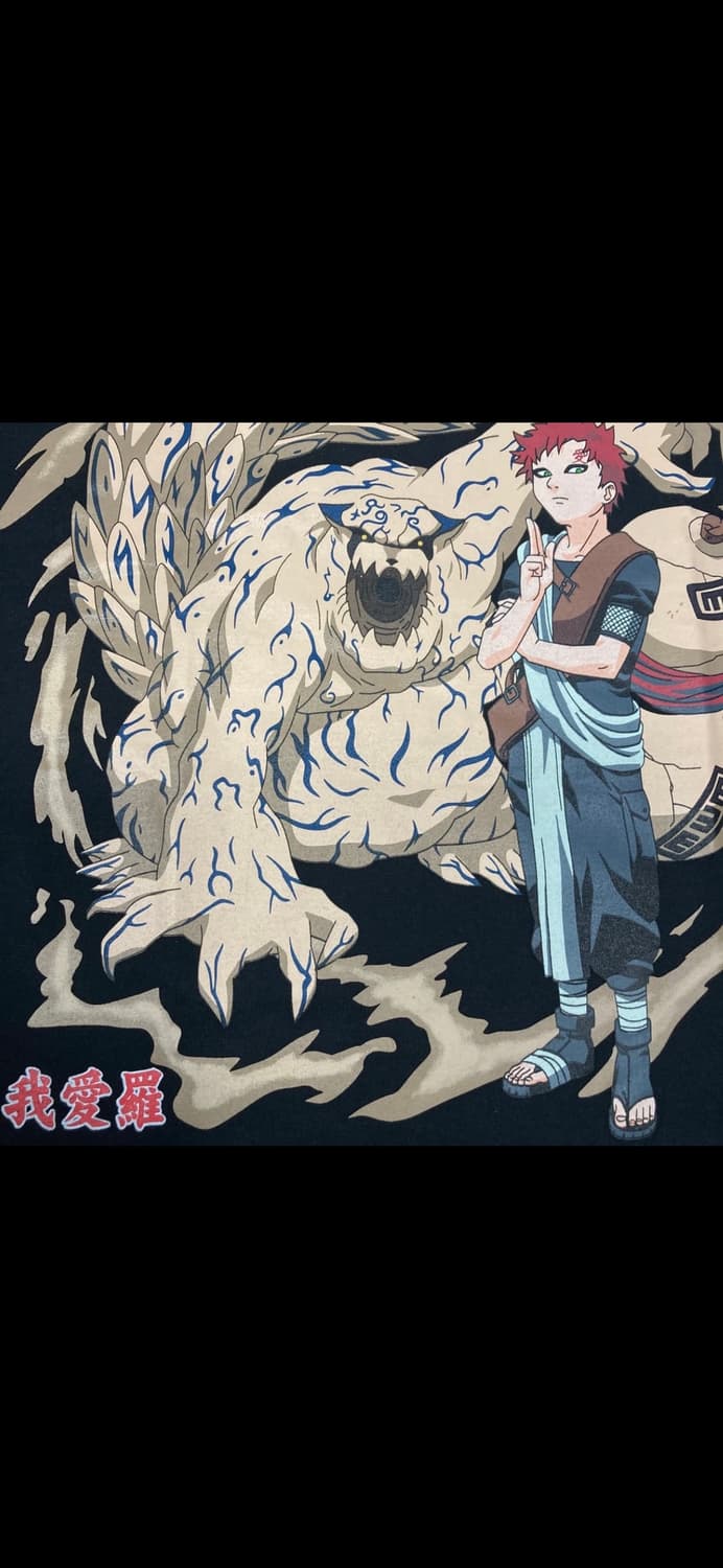 나루토 가아라 부틀렉 애니메이션 티셔츠 상품이미지3