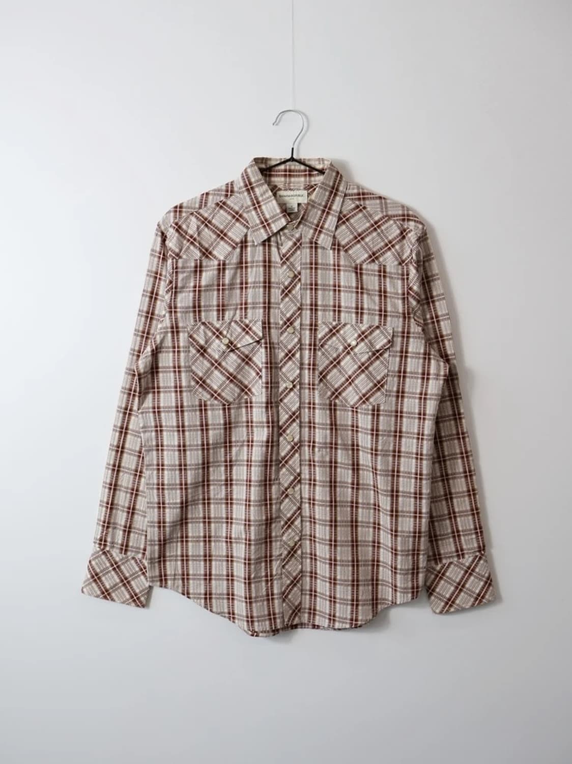 Banana Republic Plaid Western Shirt 상품이미지3
