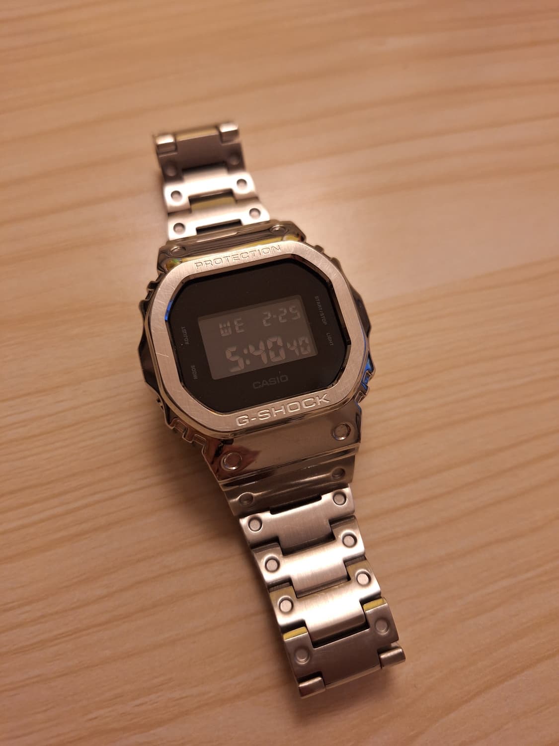 지샥 5000번대 메탈 커스텀 시계 판매합니다 상품이미지2