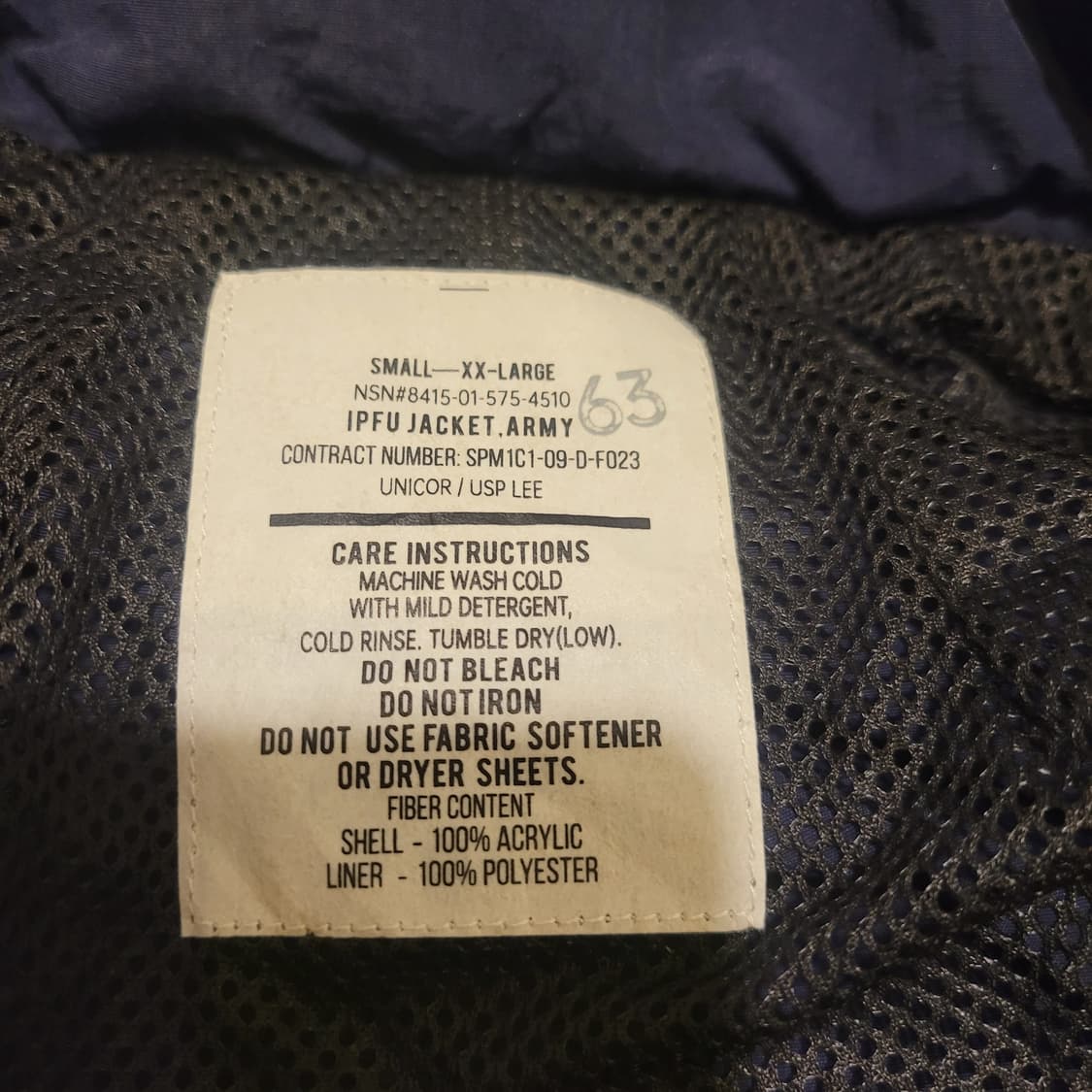 US 에어포스 바람막이 자켓 M 상품이미지5