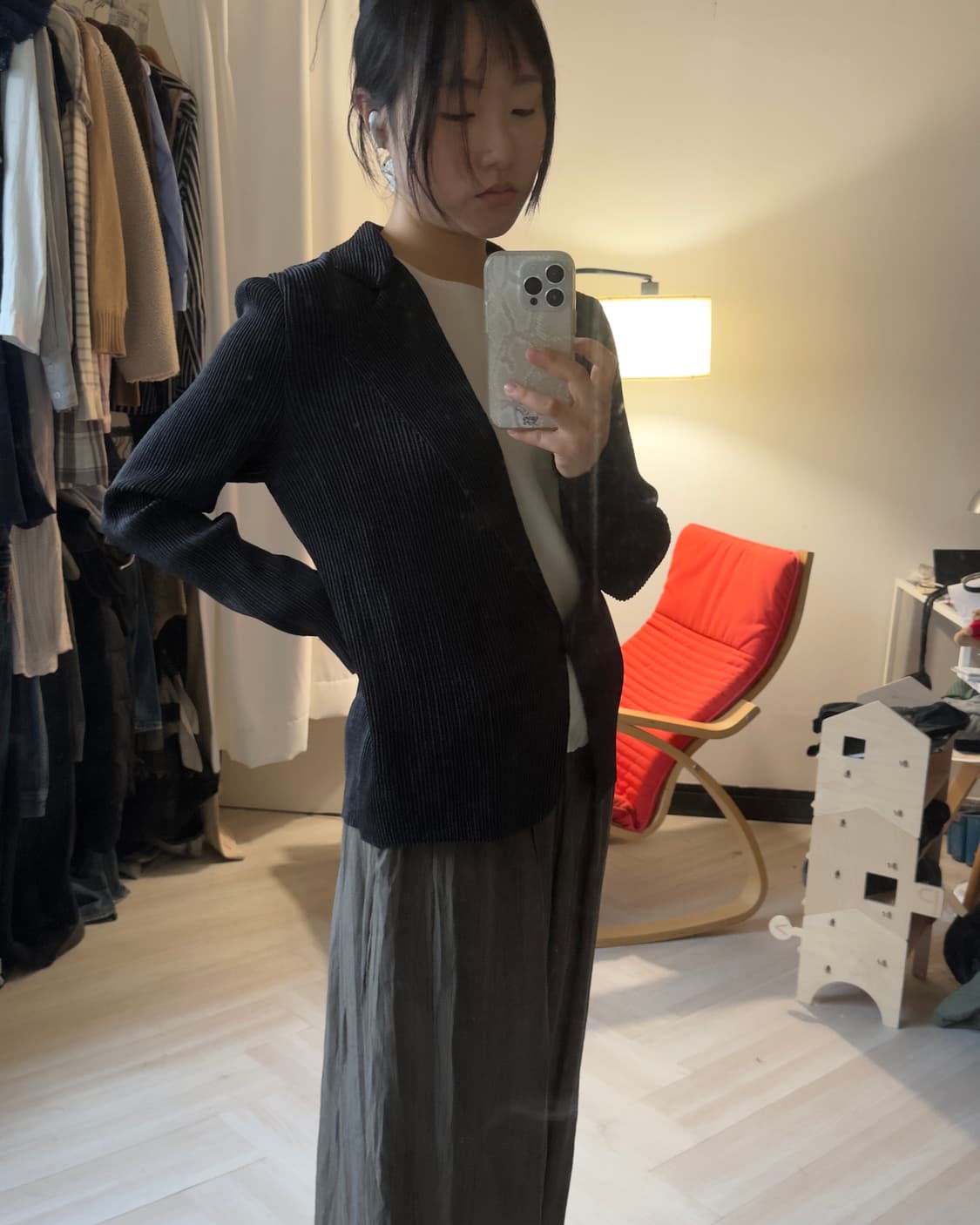 Pleats basic jacket 상품이미지6