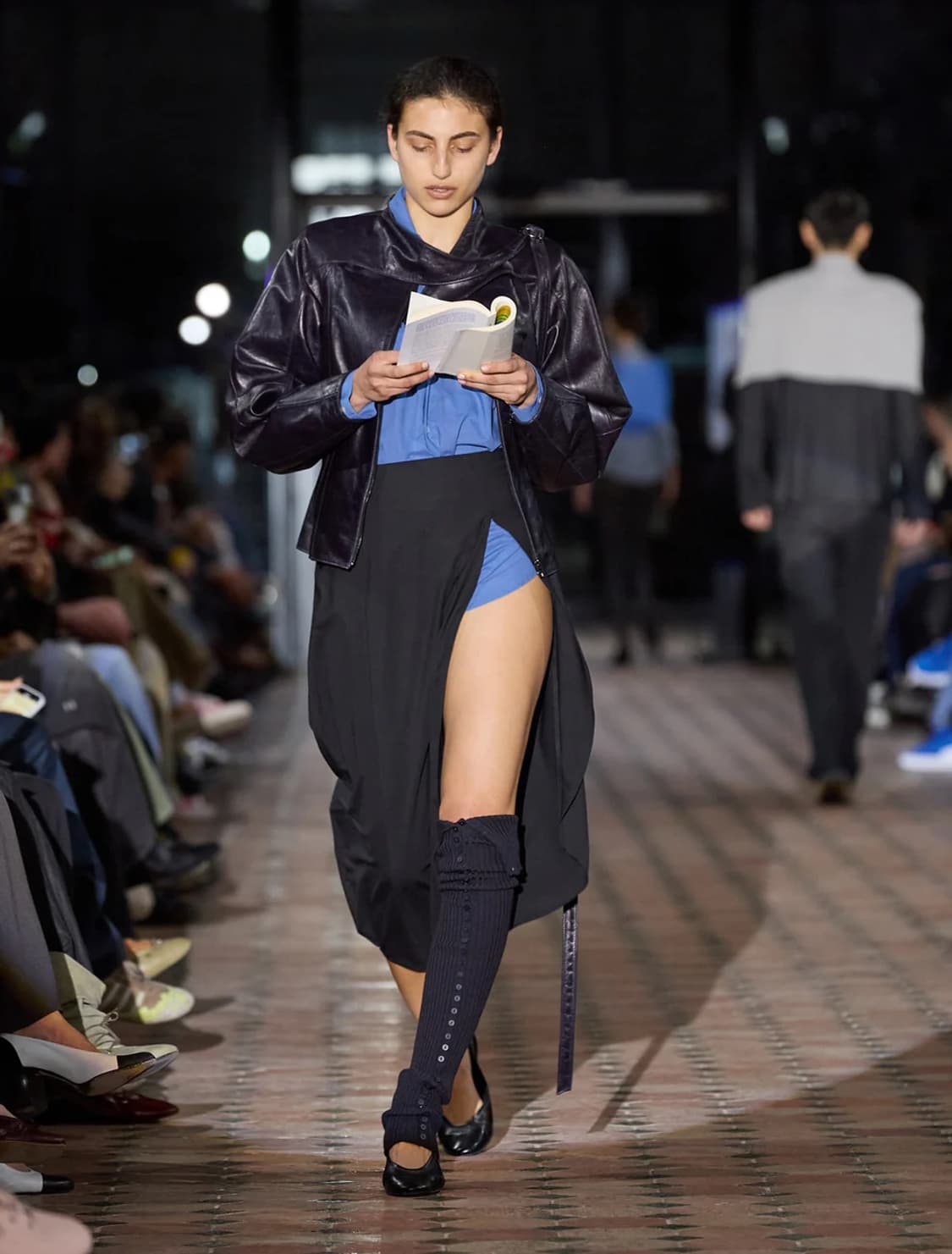 [36,38,40]팔로마울 Mileto 슬릿 컷 스커트 상품이미지1