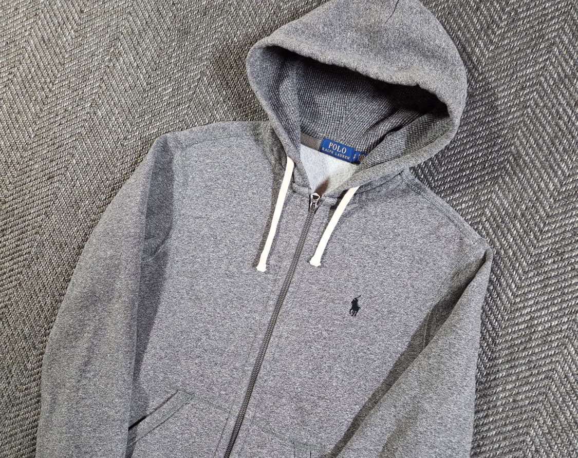 폴로 랄프로렌 차콜 그레이 풀집업 후드집업
 상품이미지3