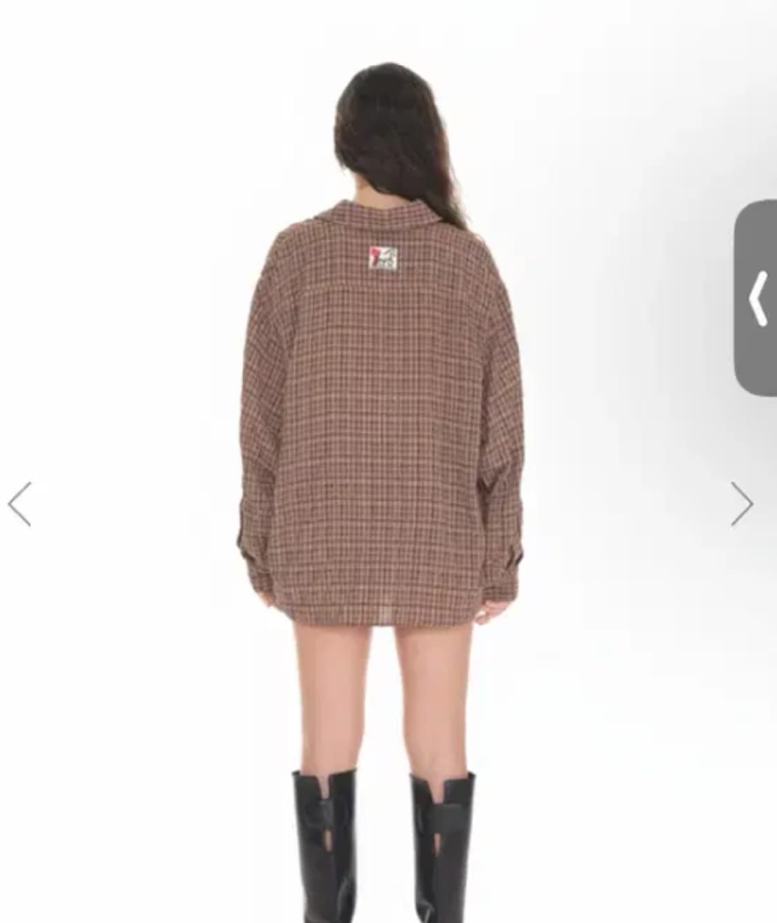 투머치택스 웨스턴 체크 셔츠 상품이미지2