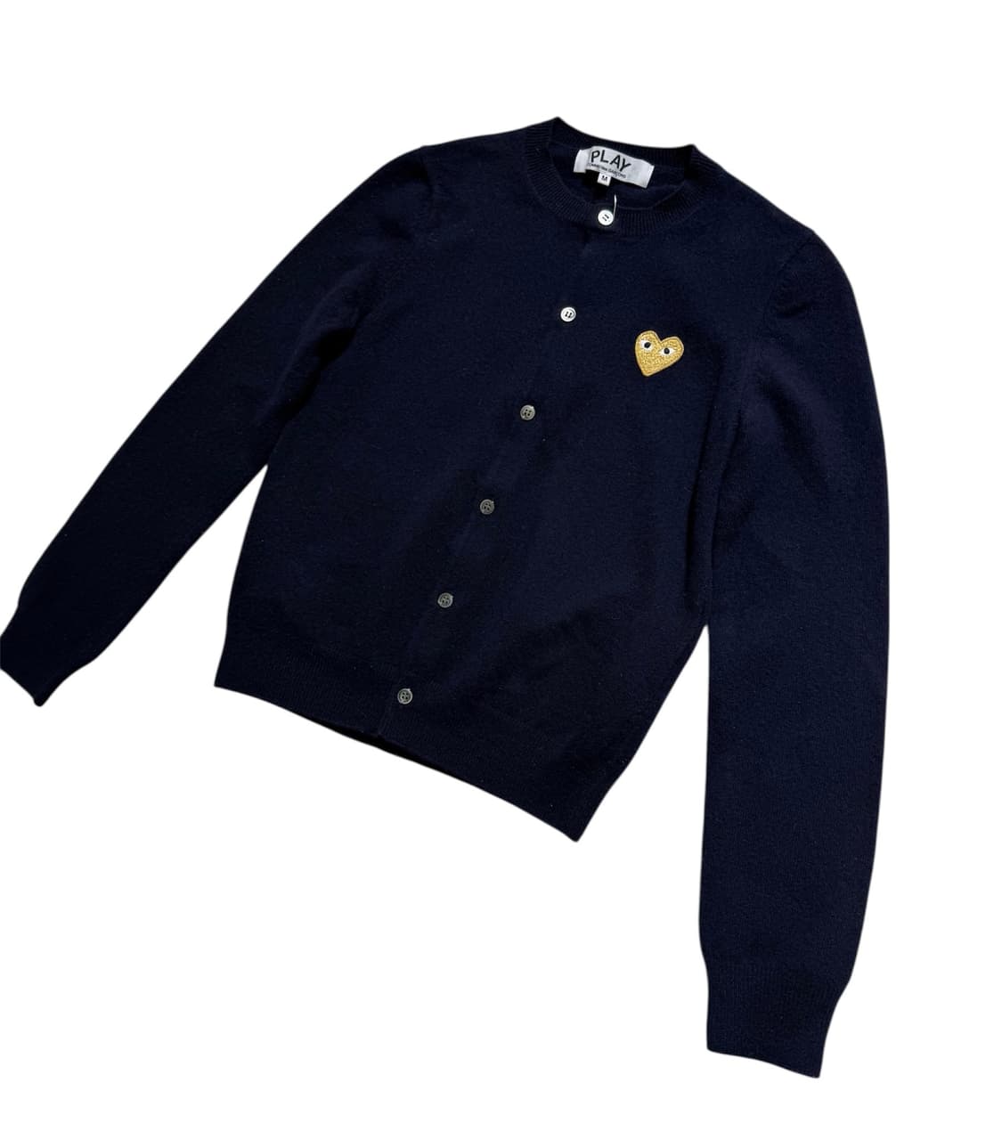 꼼데가르송 골드 하트와펜 가디건 상품이미지3