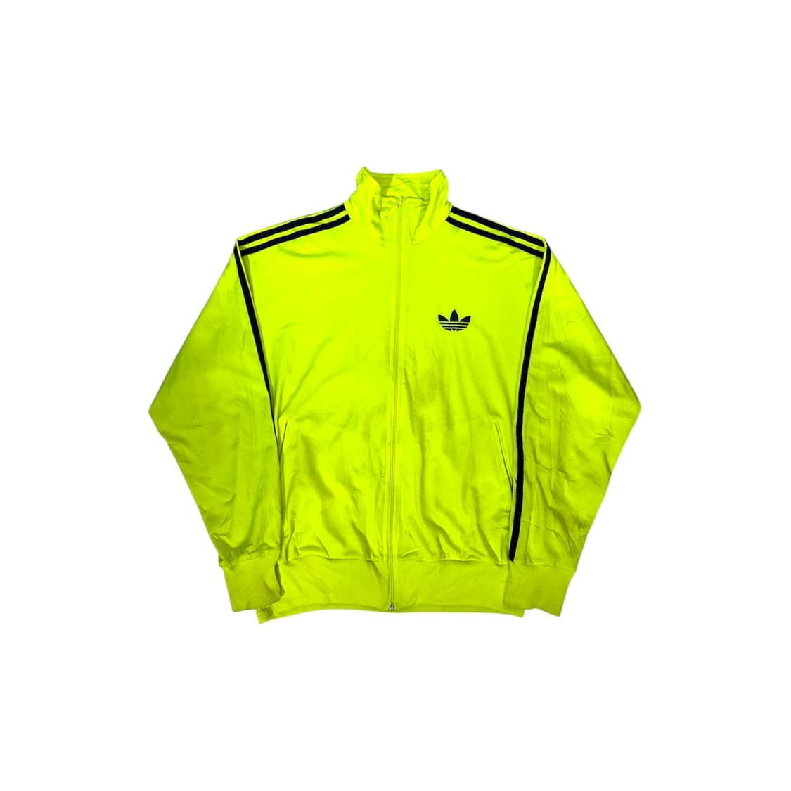 아디다스 일본판 라임 네온 블랙 삼선 오버핏 파이어버드 트랙탑 져지 L 상품이미지5
