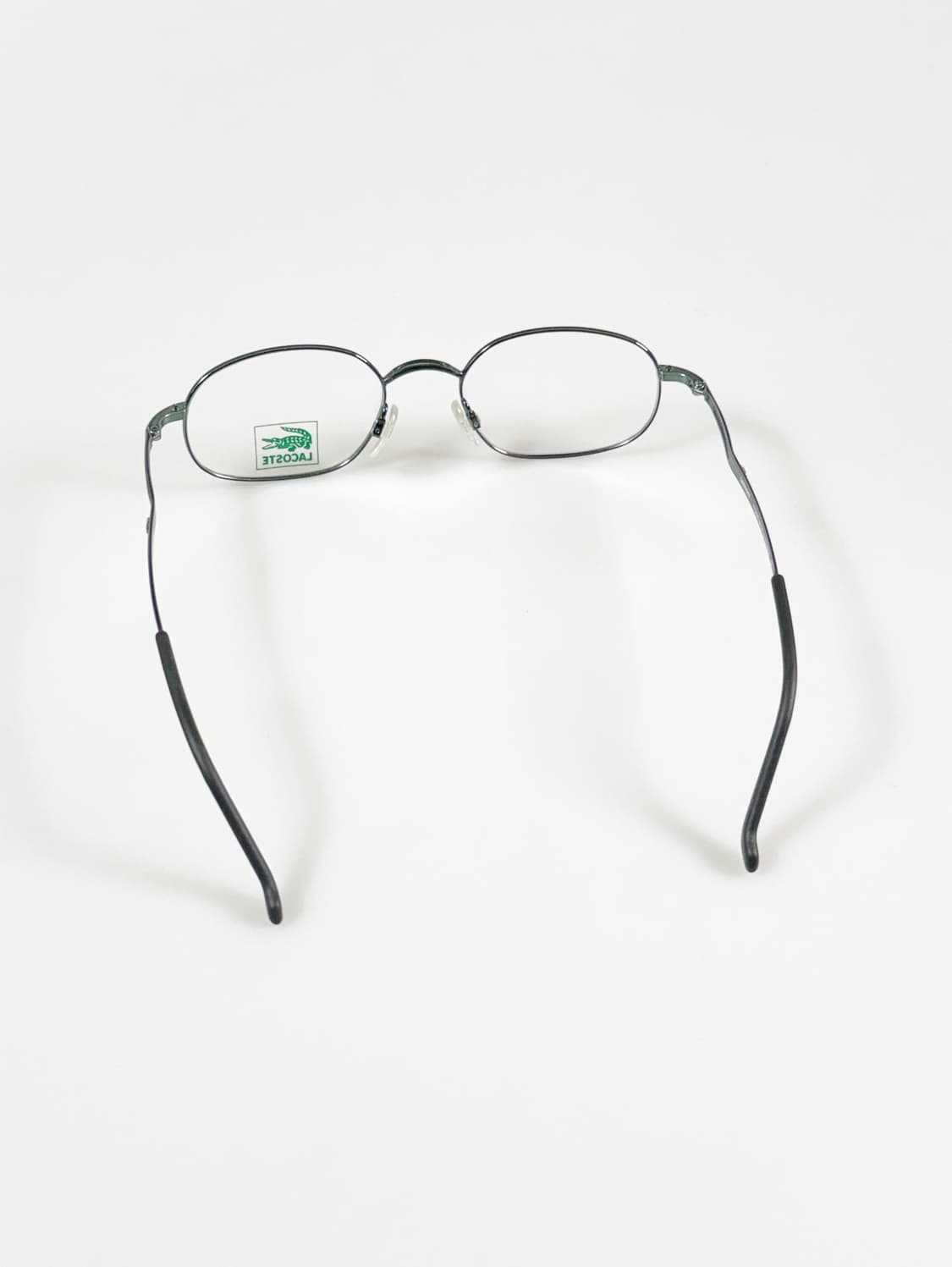 LACOSTE 딥그린 슬림 오벌 메탈 프레임 빈티지 안경 상품이미지6