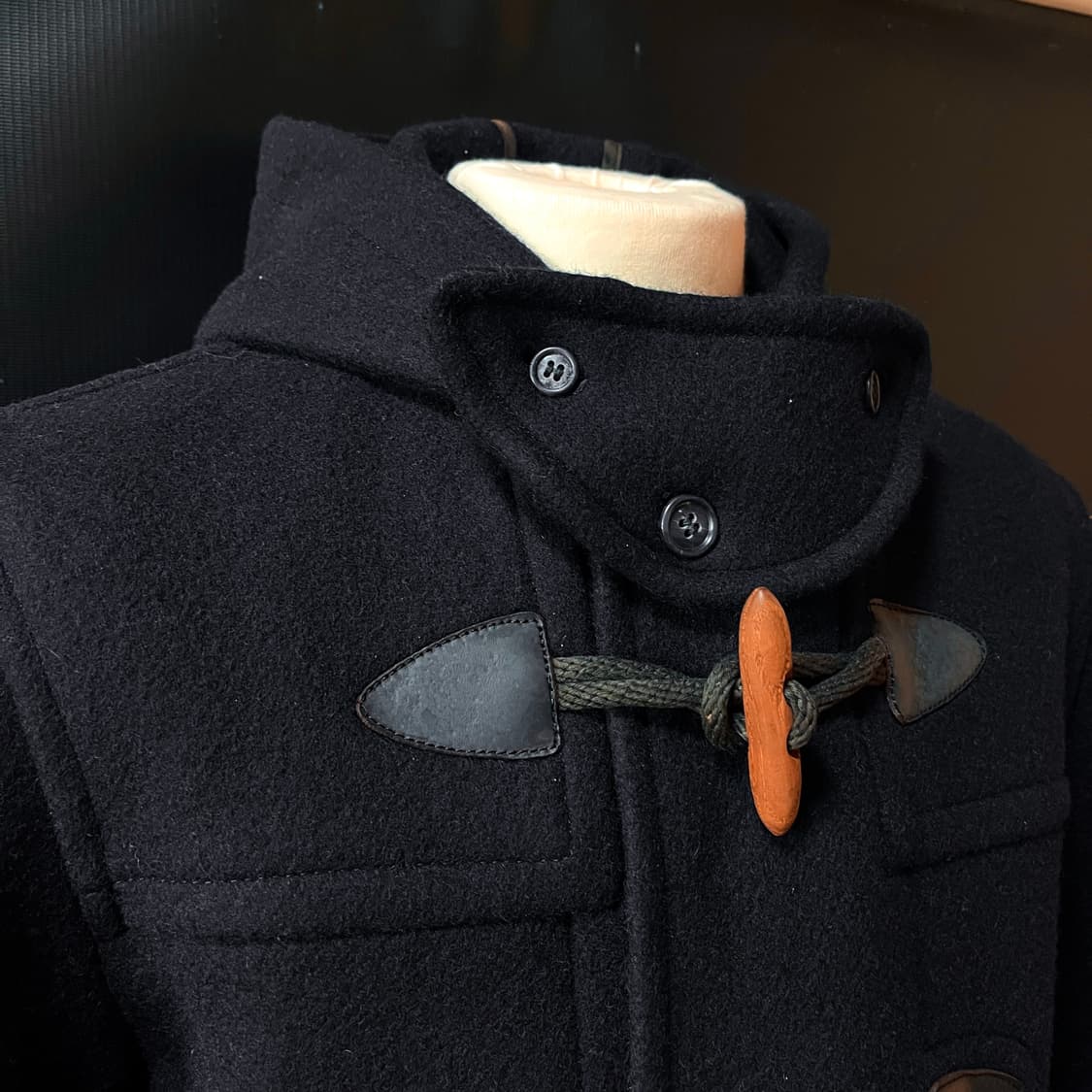 M) 80s VAN JAC 반 자켓 Made in Japan 울 더플코트 상품이미지7