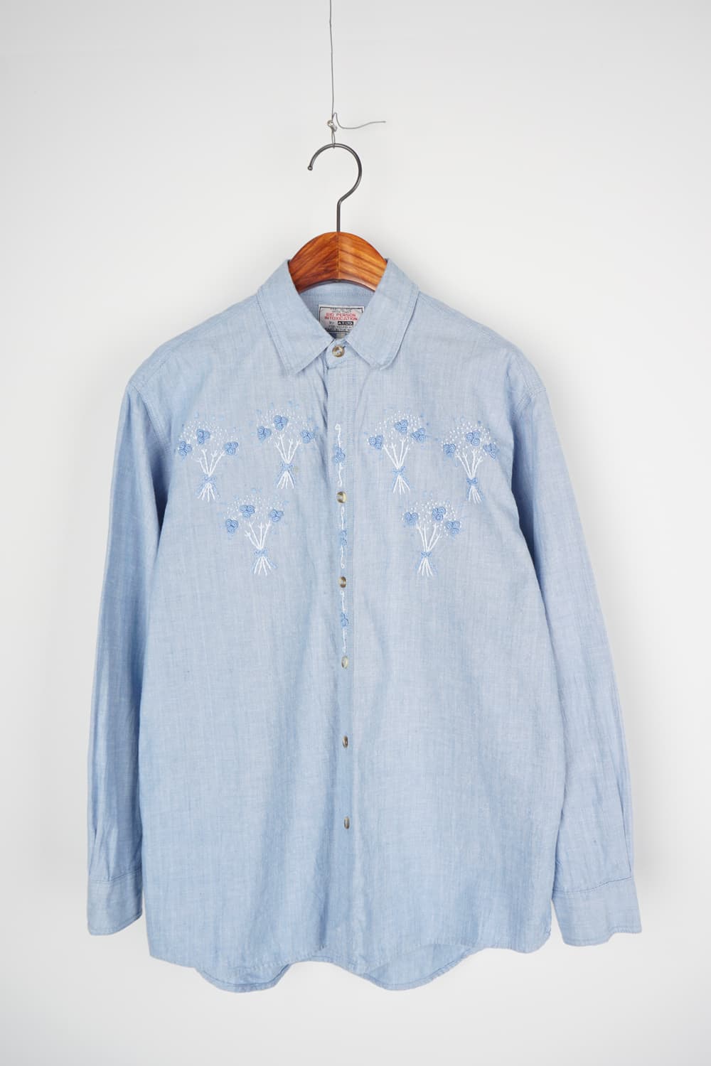  A.T.LTD floral embroidered shirt 상품이미지1