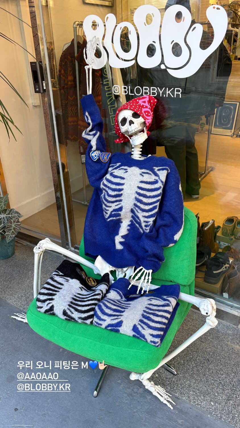 XAAO REAL BONE (블루/엑라) 상품이미지10