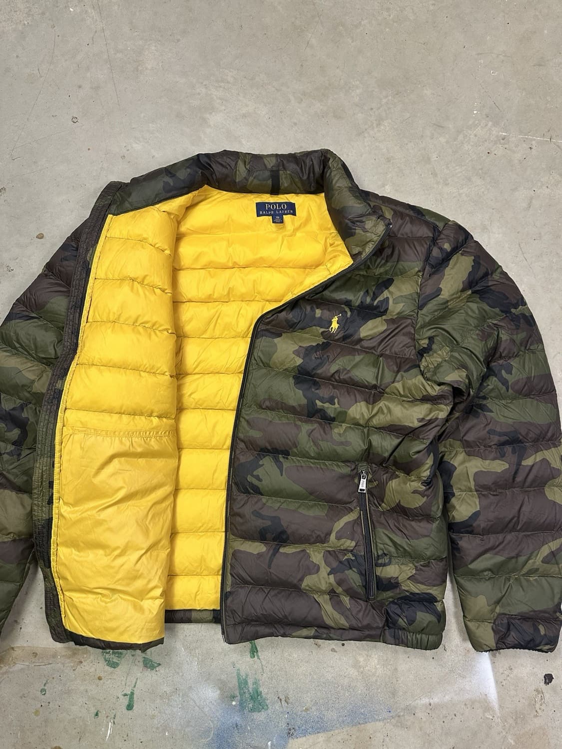 폴로 랄프로렌 카모 다운 패딩 카모플라주 상품이미지2