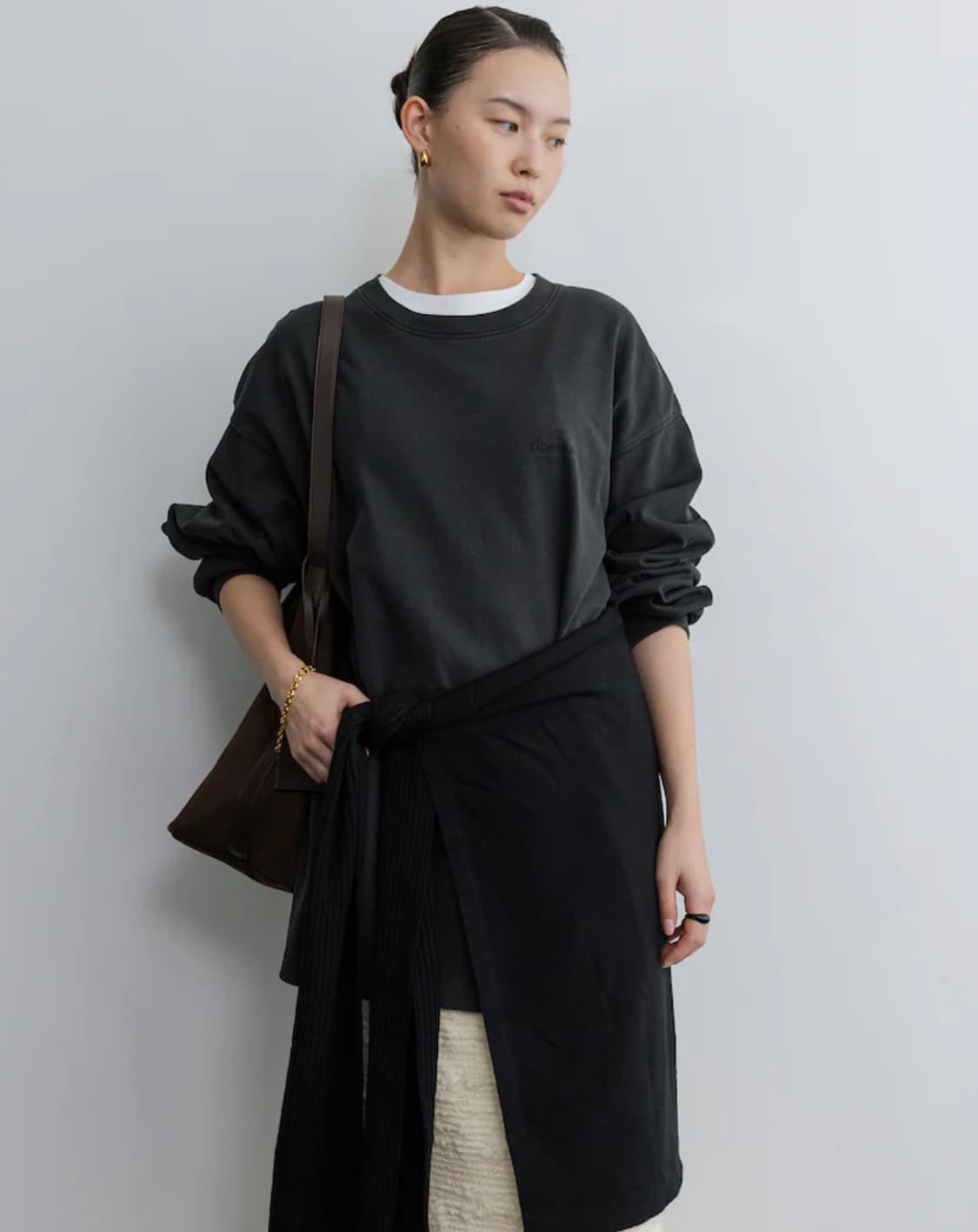 Unisex Aperture Boxy T-Shirt - Black 상품이미지3