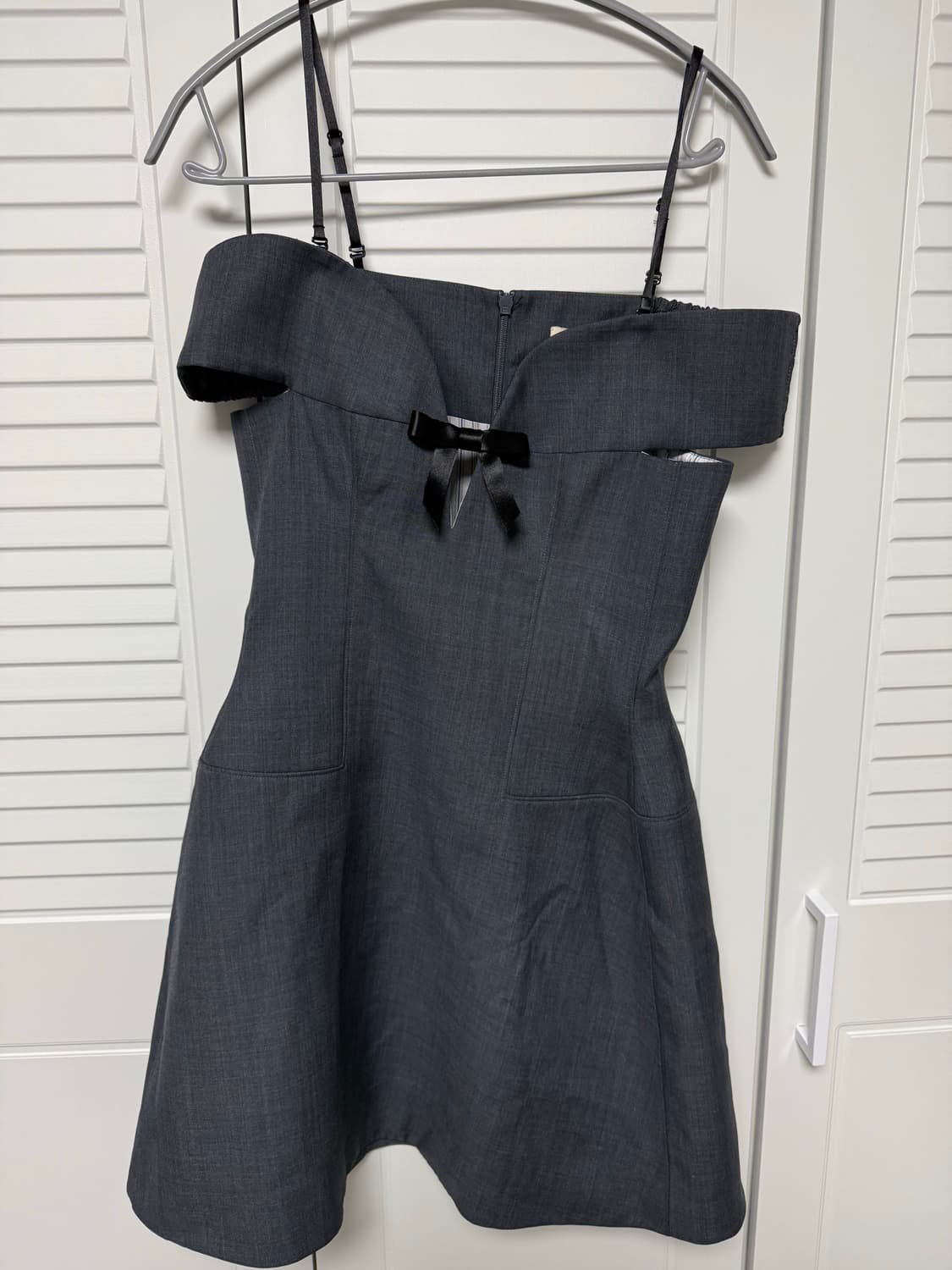 슈슈통 25 FW 커브 원숄더 미니 원피스 상품이미지2