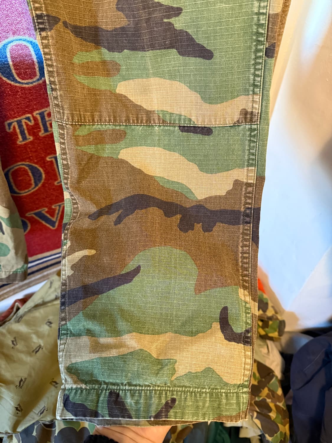 오리지널 밀리터리 립스탑 카모팬츠 M/Long 상품이미지6