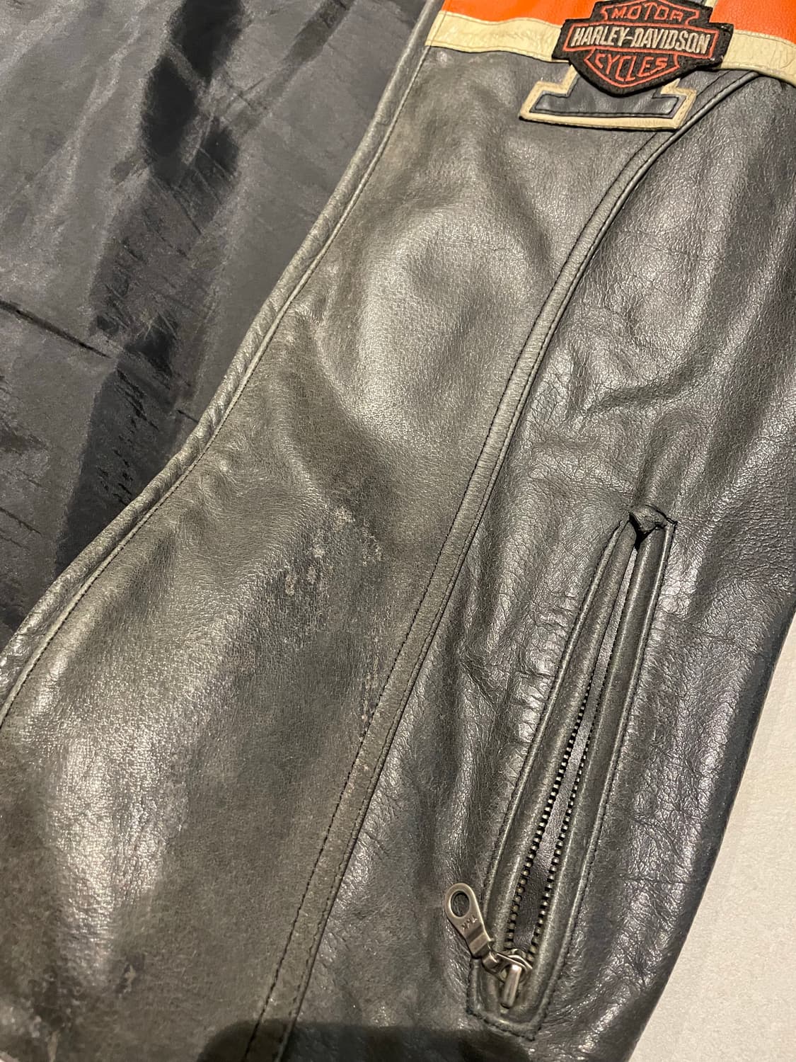 할리데이비슨 소가죽 자켓 XL 상품이미지3