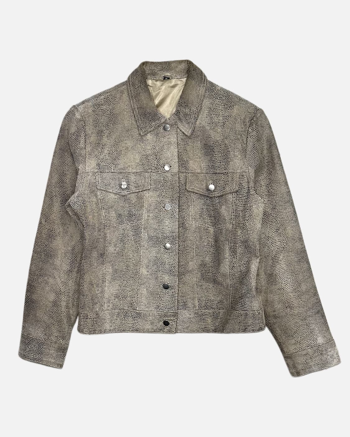 python pattern trucker jacket 상품이미지1