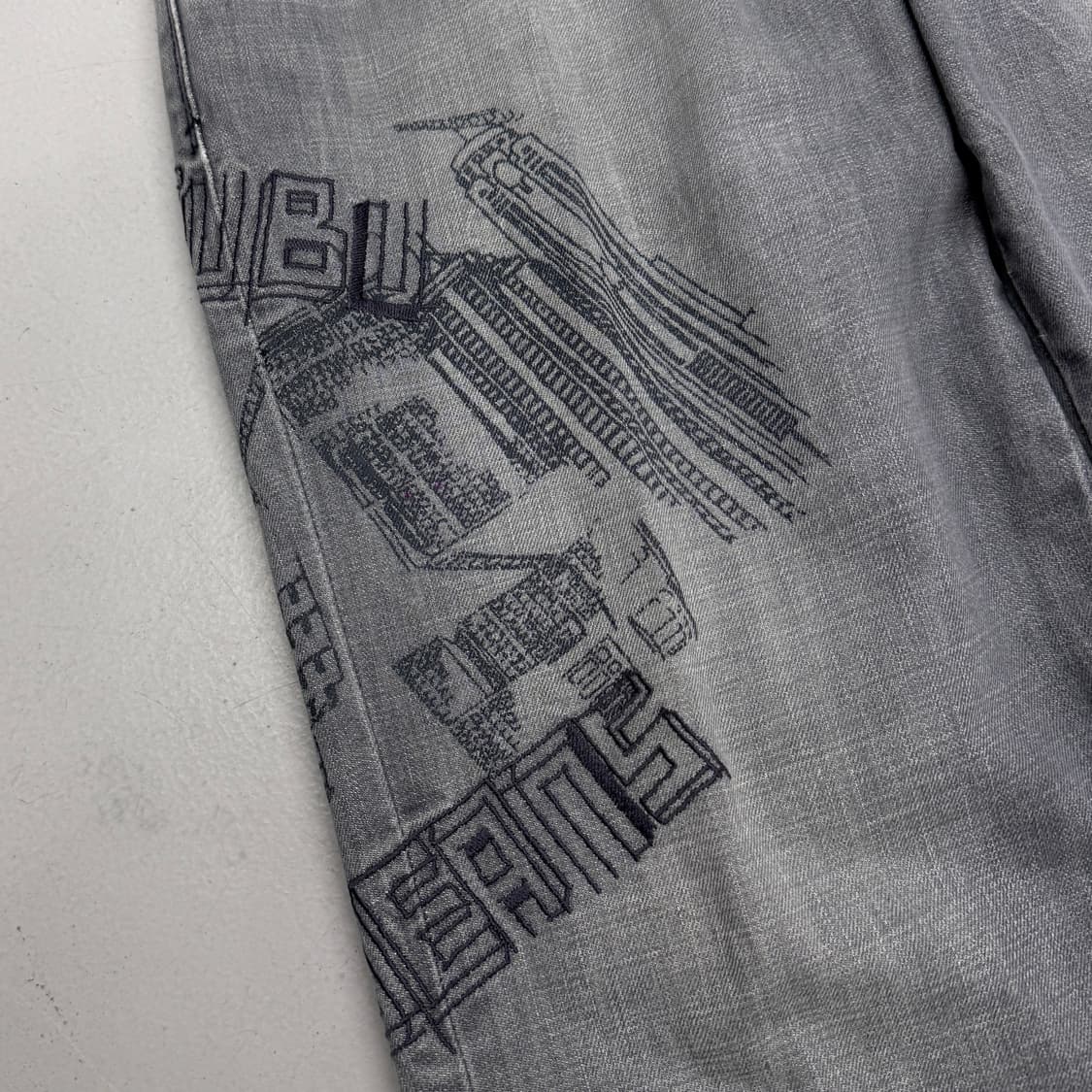 FUBU 후부 올드스쿨 워싱 데님팬츠 상품이미지5