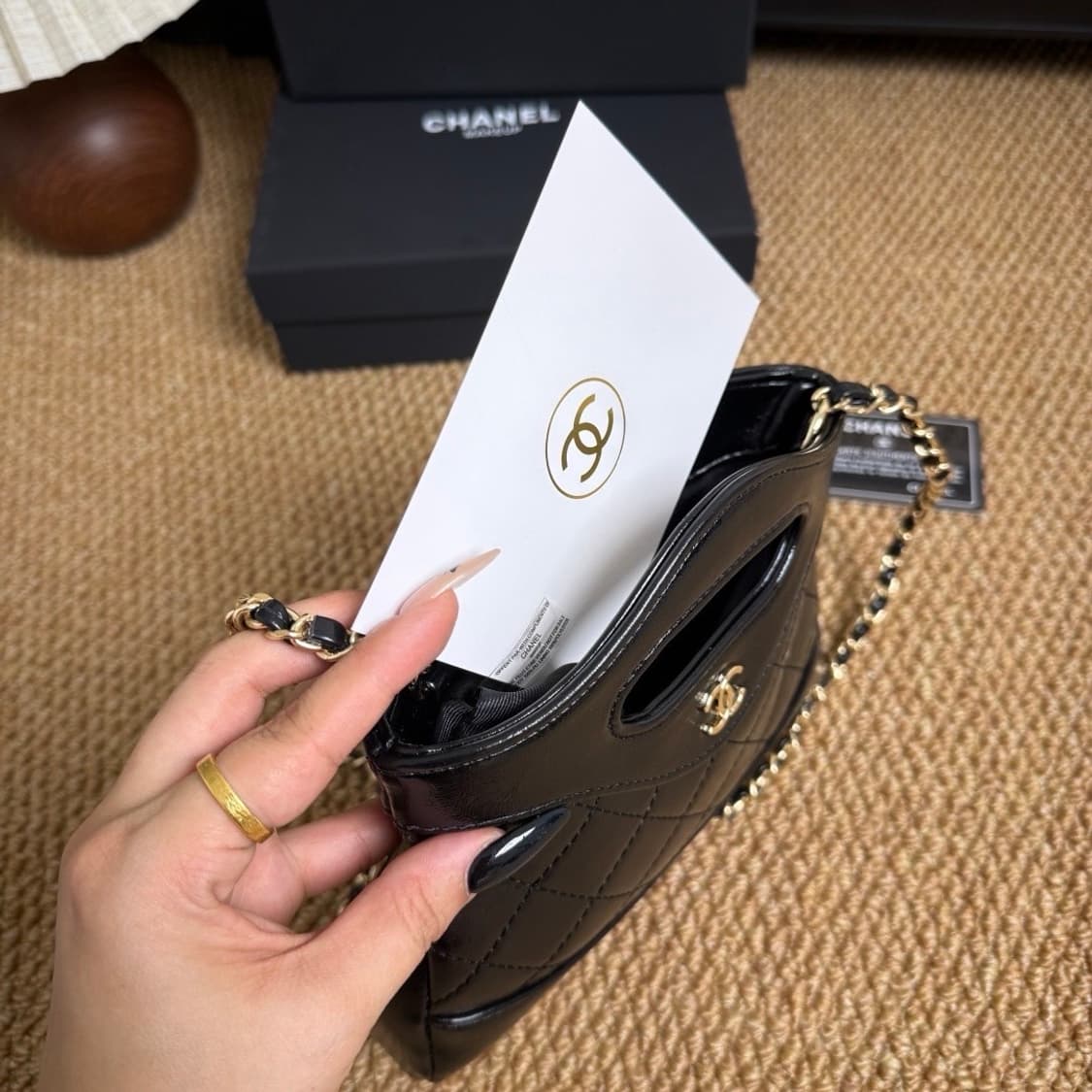  샤넬뷰티 31bag 플랩백 크로스 토드백 블랙 샤넬VIP 상품이미지8