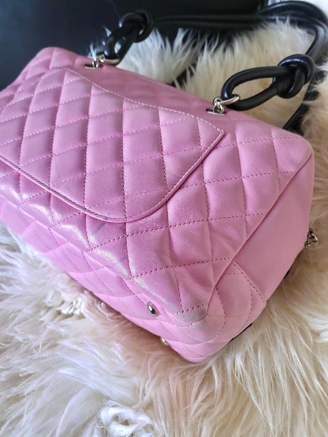 샤넬 깜봉 핑크 숄더백 상품이미지10