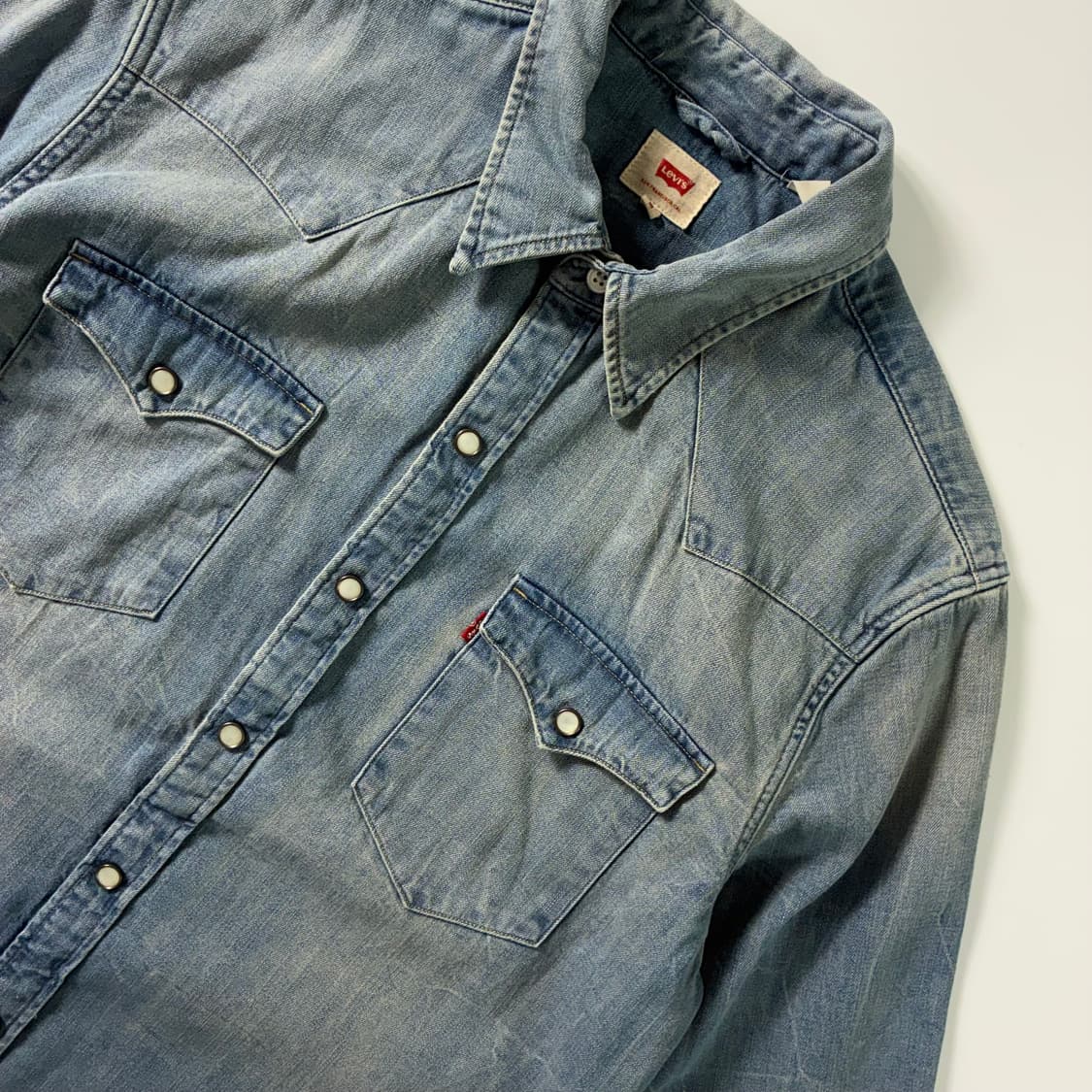 Levi's  리바이스 레드탭 웨스턴 데님셔츠  상품이미지2