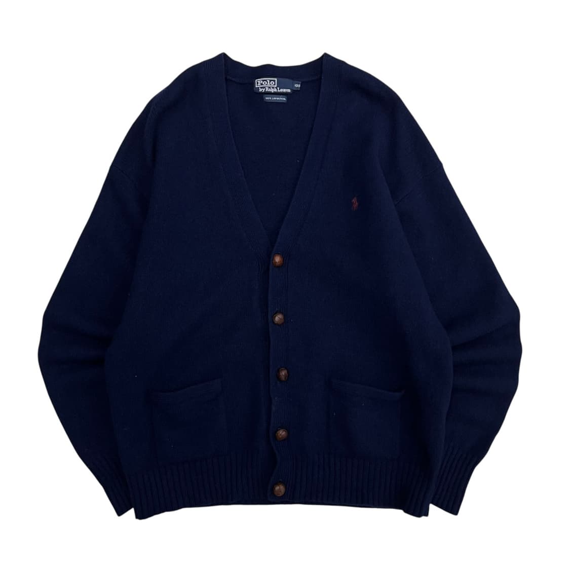 폴로 랄프로렌 버건디포니 네이비 가디건 100 상품이미지2