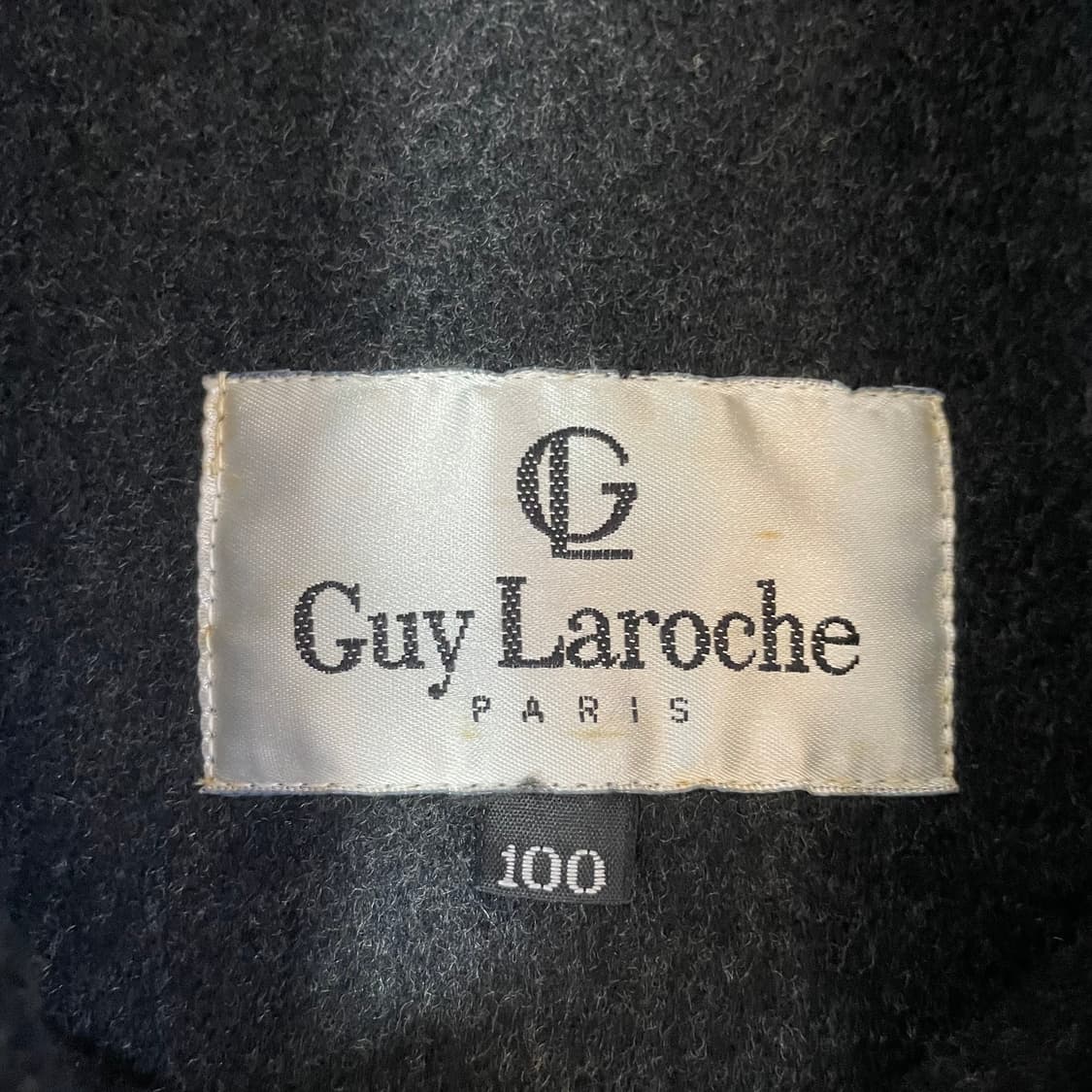 기라로쉬 블랙 울 캐시미어 핸드메이드 블루종 자켓 100 상품이미지4