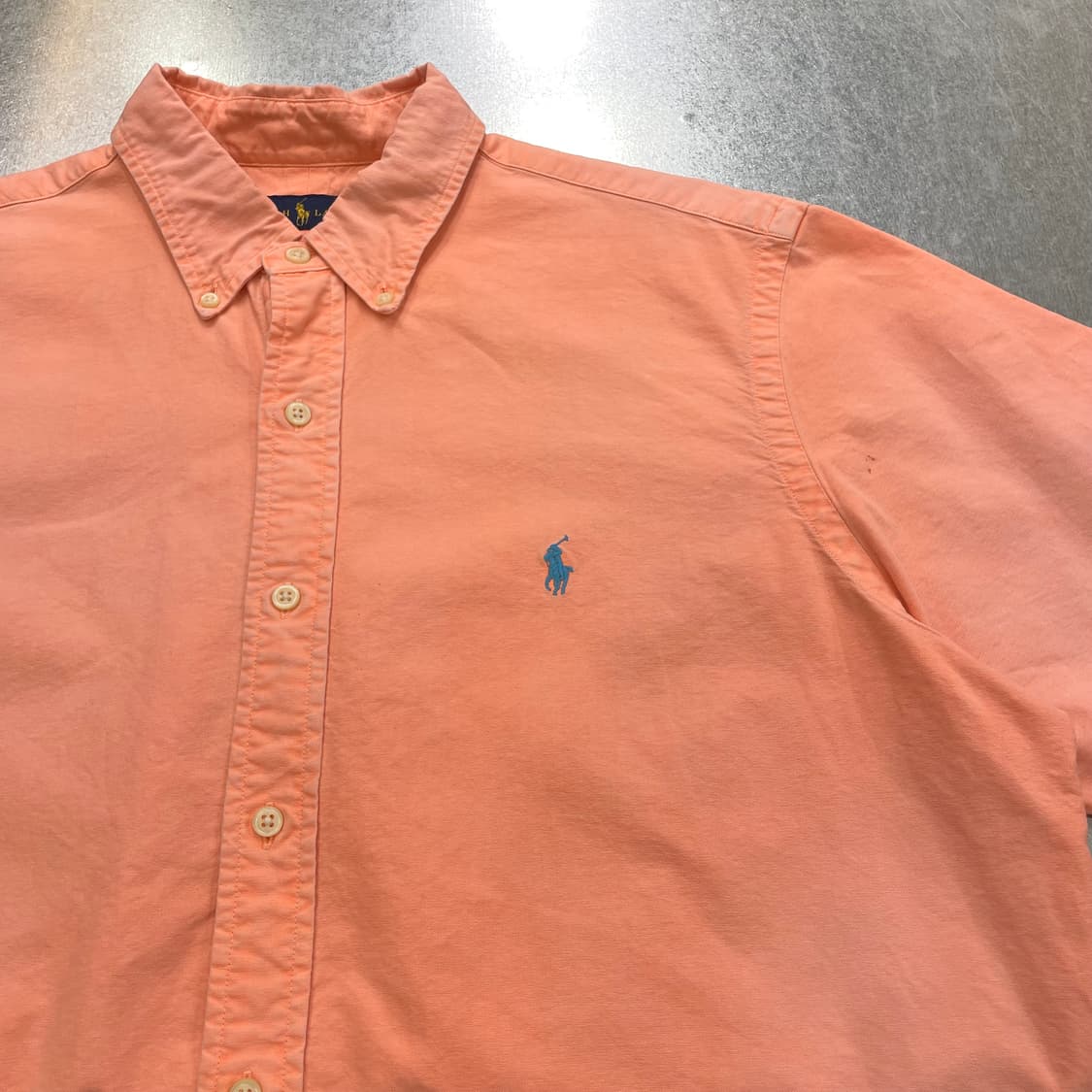 (L) POLO 폴로 랄프로렌 솔리드 반팔 셔츠 상품이미지7