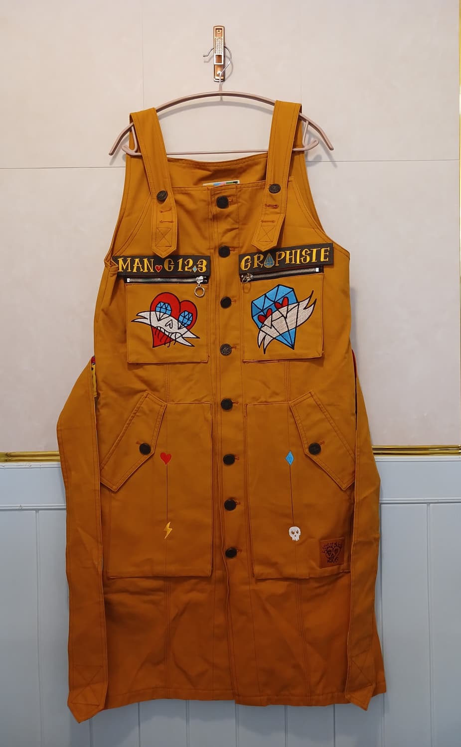 그라피스트만지 정품 여성 멜빵 치마 free 사이즈 상품이미지1