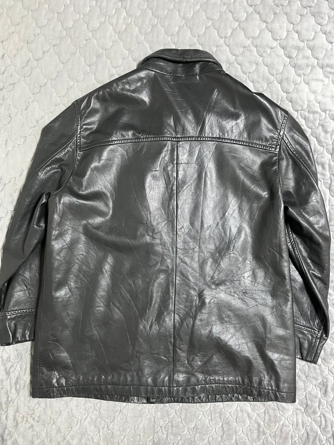 [GAP] old gap 올드갭 레더 카코트 블랙 XL 상품이미지3