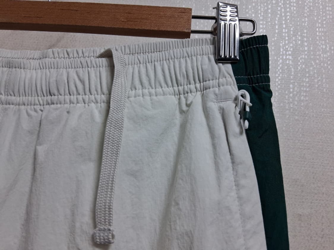 뉴발란스 아이보리 바람막이팬츠 매시안감 여성27 28 까지 표기남m 작은 상품이미지4