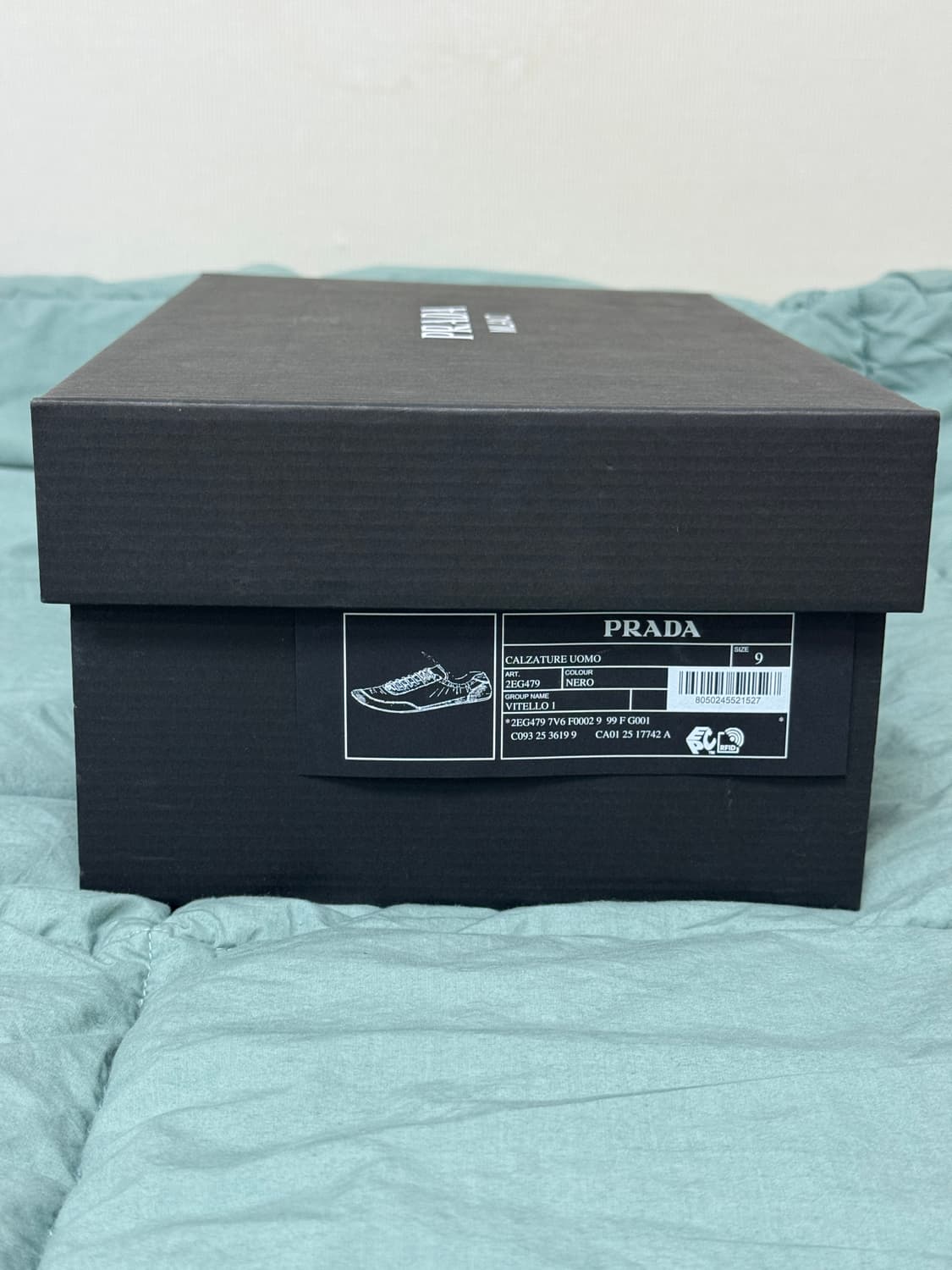 [PRADA] 컬랩스 가죽 스니커즈 9사이즈 상품이미지5