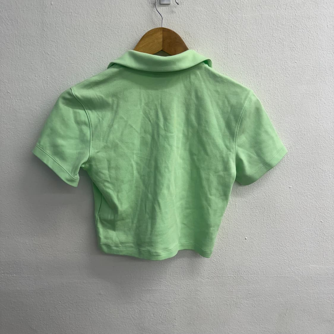 나이키 여 크롭 민트 카라 티셔츠 (85) 상품이미지4