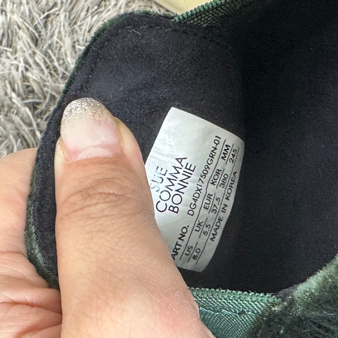 슈콤마보니 여자 슬립온 운동화 신발 245 상품이미지10