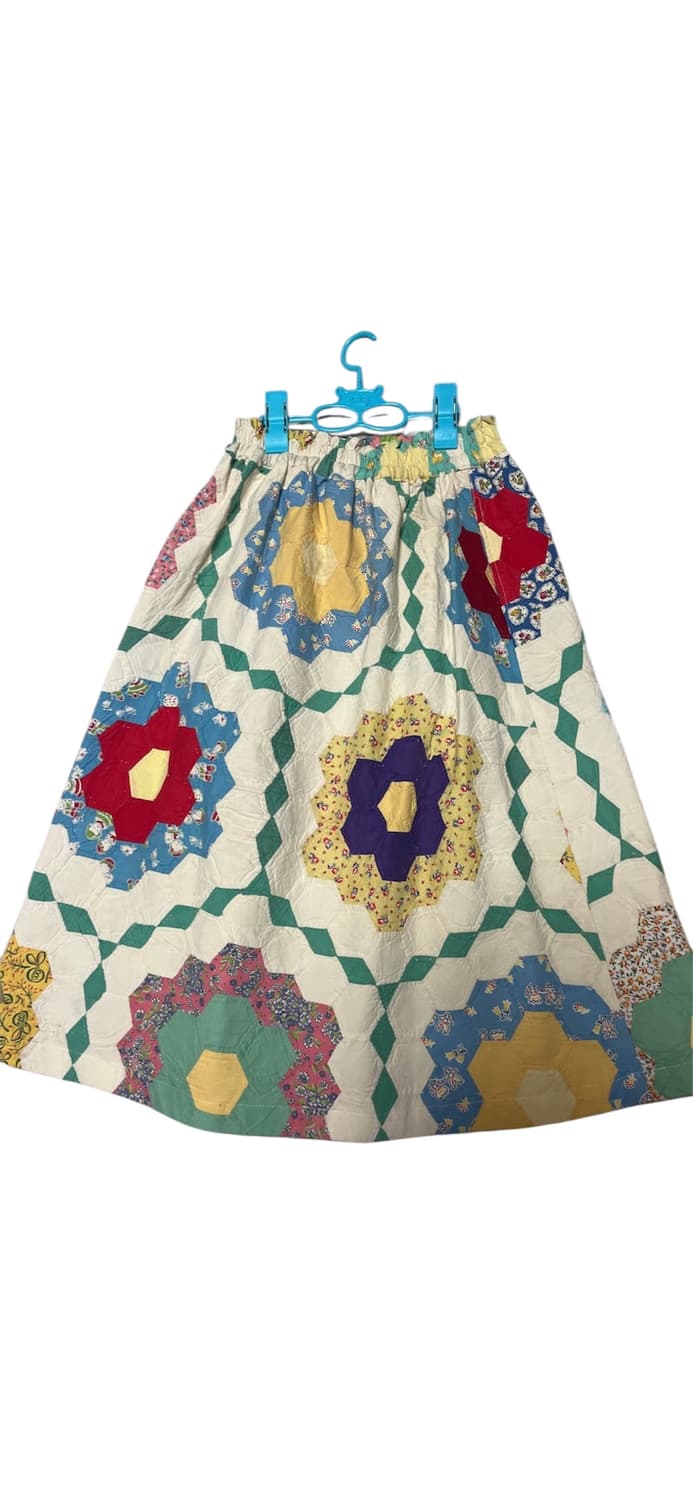 Vintage Patchwork skirt 상품이미지1