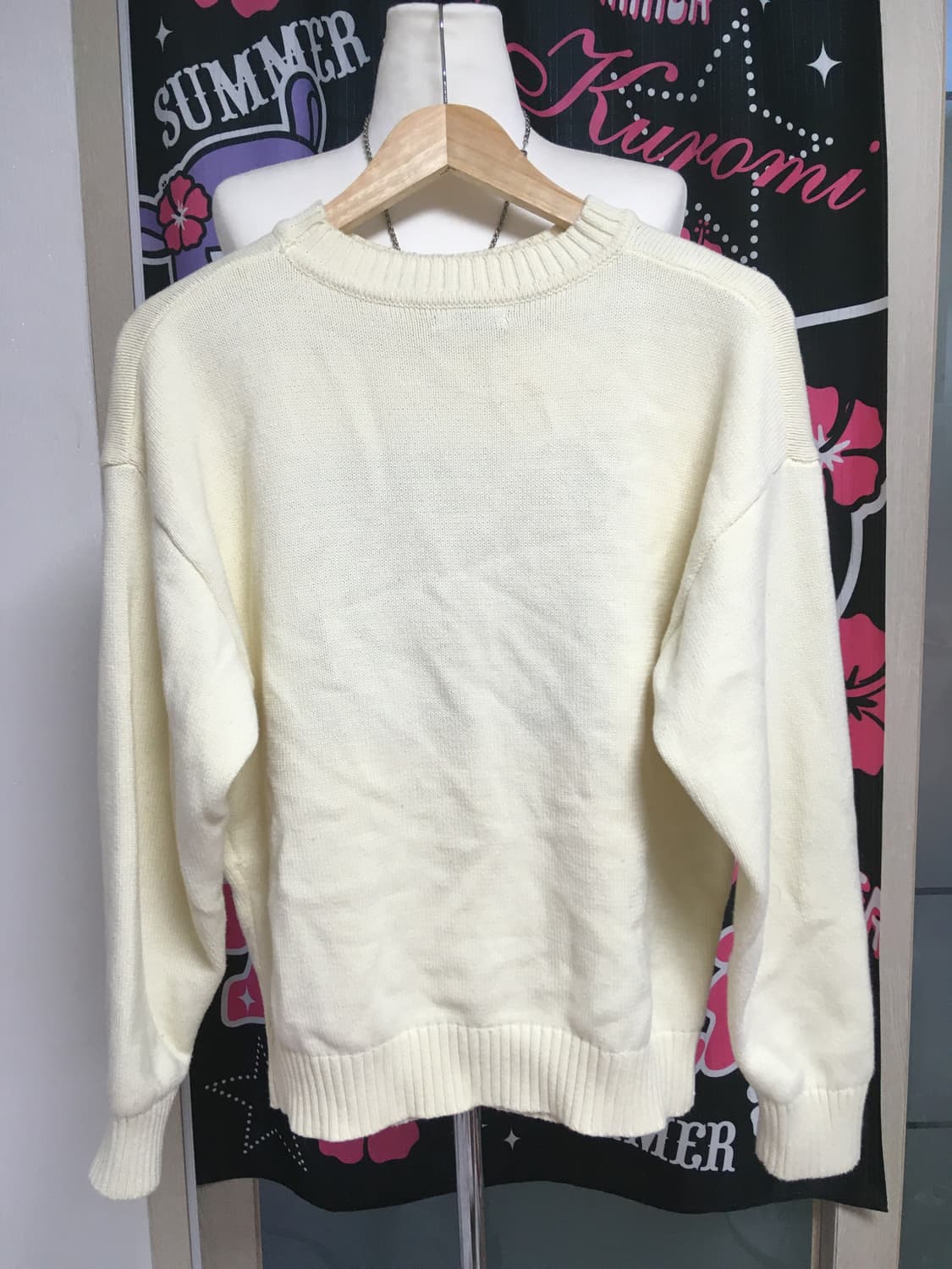 영국 국기 니트 크림색 상품이미지2