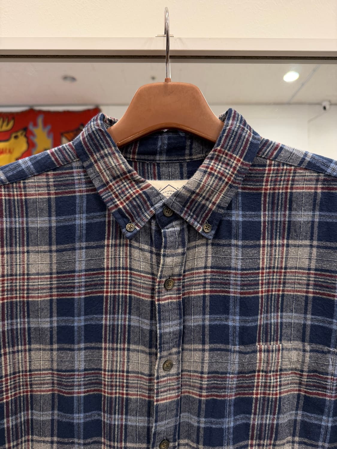 ST.John's Bay 세인트 존스 베이 빈티지 플란넬 체크 셔츠 상품이미지3