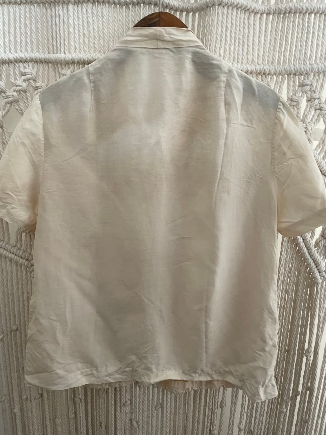 베이지 자수 블라우스 상품이미지2