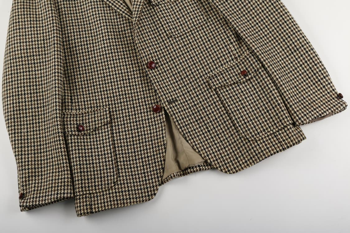 [L] 빈티지 잉글랜드 하운드체크 울자켓 상품이미지3