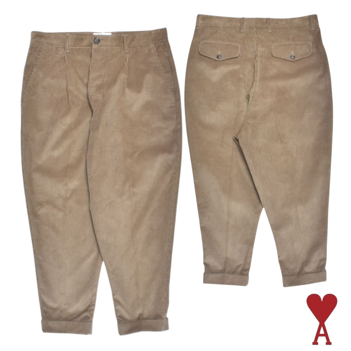 아미 캐롯핏 코듀로이 팬츠 골덴바지 L N0830 상품이미지1