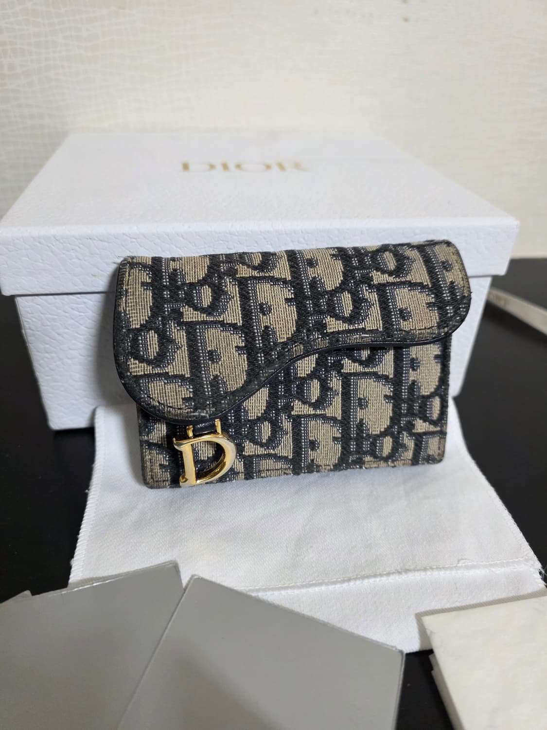 [풀구성]디올 오블리크 새들 여성 카드지갑 상품이미지2