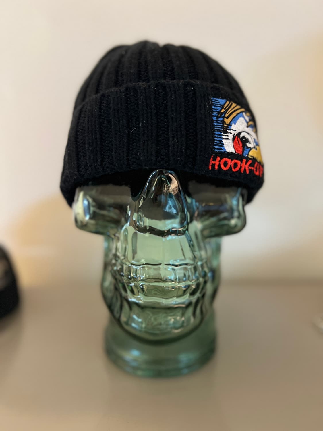 빈티지 Hook-Ups 90s 애니메이션 패치 니트 비니 상품이미지2